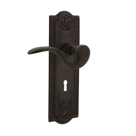 A large image of the Nostalgic Warehouse MEAMAN_PSG_234_KH Oil-Rubbed Bronze