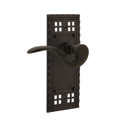 A large image of the Nostalgic Warehouse CRAMAN_DD_NK Oil-Rubbed Bronze