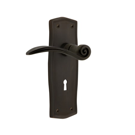 A large image of the Nostalgic Warehouse PRASWN_DD_KH Oil-Rubbed Bronze