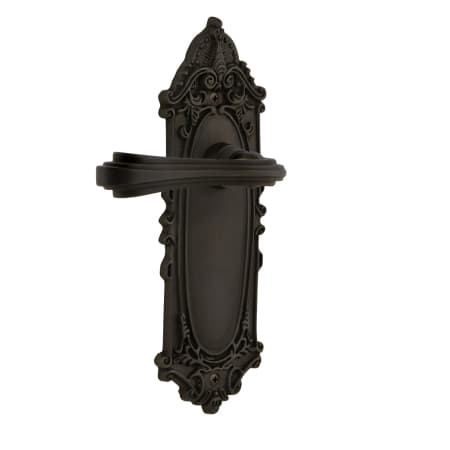 A large image of the Nostalgic Warehouse VICFLR_PSG_234_NK Oil-Rubbed Bronze