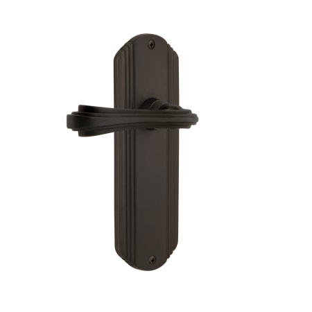 A large image of the Nostalgic Warehouse DECFLR_DD_NK Oil-Rubbed Bronze