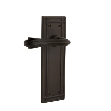A large image of the Nostalgic Warehouse MISFLR_DD_NK Oil-Rubbed Bronze