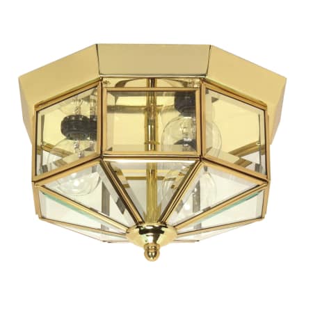 A large image of the Nuvo Lighting 60/515 Polished Brass