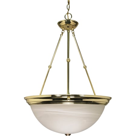 A large image of the Nuvo Lighting 60/220 Polished Brass
