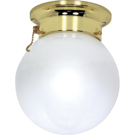 A large image of the Nuvo Lighting 60/295 Polished Brass