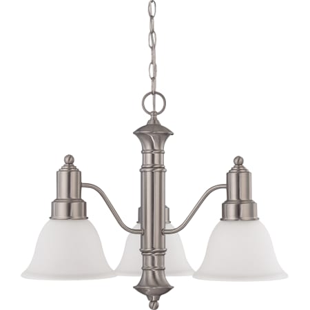 A large image of the Nuvo Lighting 60/3243 Brushed Nickel