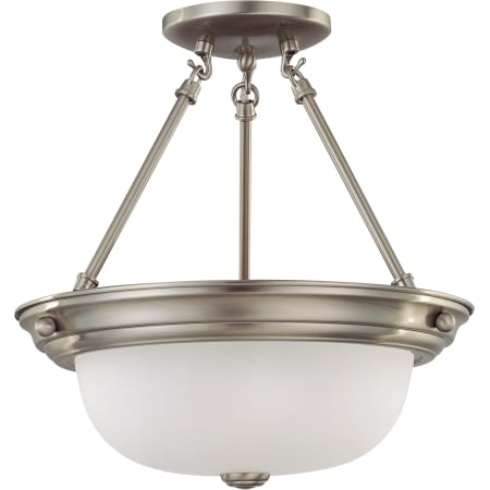 A large image of the Nuvo Lighting 60/3245 Brushed Nickel