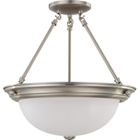 A large image of the Nuvo Lighting 60/3246 Brushed Nickel