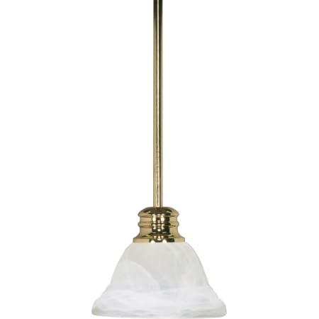 A large image of the Nuvo Lighting 60/367 Polished Brass