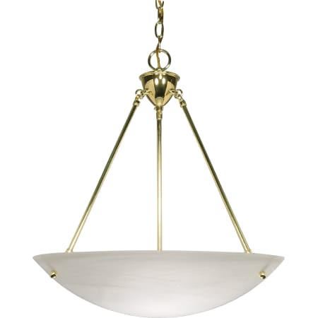 A large image of the Nuvo Lighting 60/372 Polished Brass