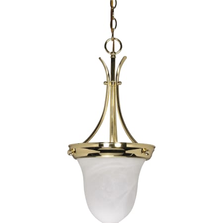A large image of the Nuvo Lighting 60/396 Polished Brass