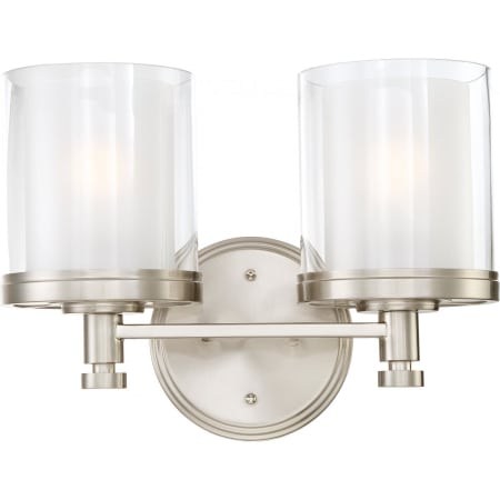 A large image of the Nuvo Lighting 60/4642 Brushed Nickel