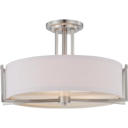 A large image of the Nuvo Lighting 60/4758 Brushed Nickel
