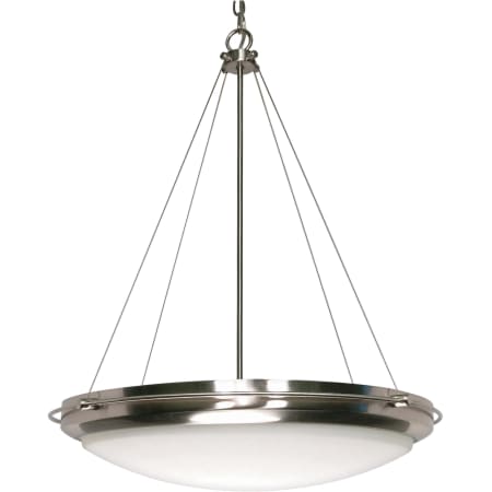 A large image of the Nuvo Lighting 60/493 Brushed Nickel