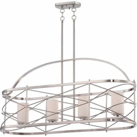 A large image of the Nuvo Lighting 60-5334 Brushed Nickel
