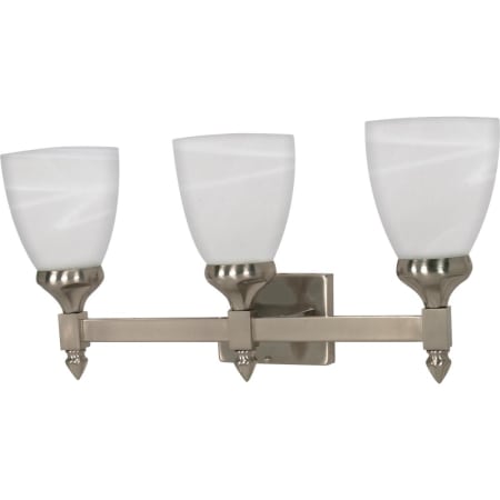 A large image of the Nuvo Lighting 60/593 Brushed Nickel
