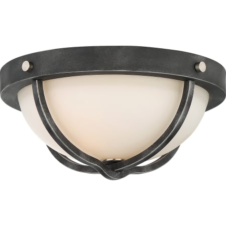 A large image of the Nuvo Lighting 60/6126 Iron Black / Brushed Nickel Accents