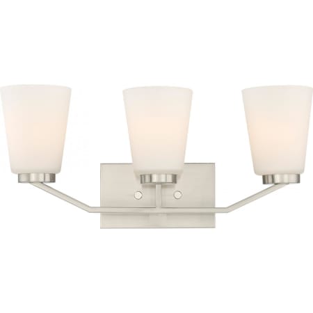 A large image of the Nuvo Lighting 60/6243 Brushed Nickel