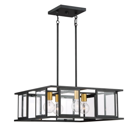A large image of the Nuvo Lighting 60/6414 Black