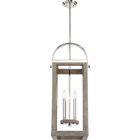 A large image of the Nuvo Lighting 60/6481 Driftwood / Polished Nickel
