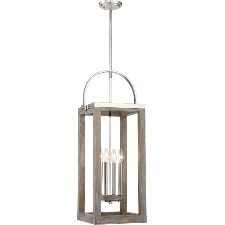 A large image of the Nuvo Lighting 60/6483 Driftwood / Polished Nickel