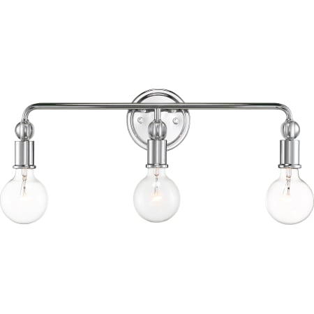 A large image of the Nuvo Lighting 60/6563 Polished Nickel / K9 Crystal