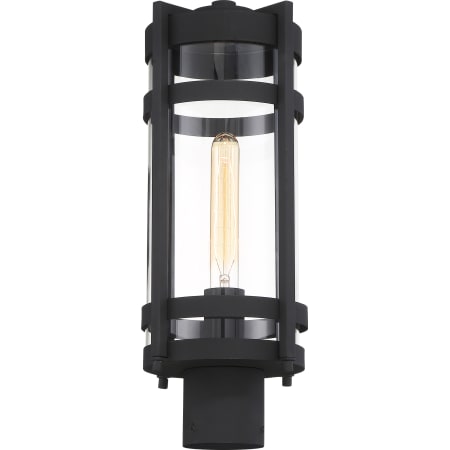 A large image of the Nuvo Lighting 60/6575 Black / Clear