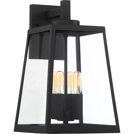 A large image of the Nuvo Lighting 60/6583 Matte Black / Glass