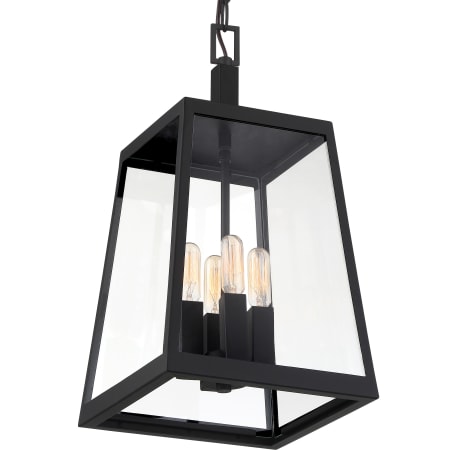 A large image of the Nuvo Lighting 60/6584 Matte Black / Glass