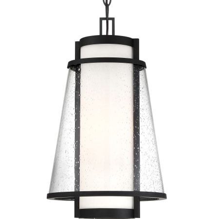 A large image of the Nuvo Lighting 60/6604 Matte Black / Glass