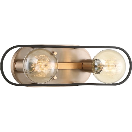 A large image of the Nuvo Lighting 60/6652 Copper Brushed Brass / Matte Black