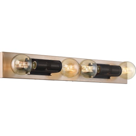 A large image of the Nuvo Lighting 60/6664 Copper Brushed Brass / Black