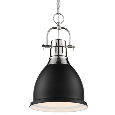 A large image of the Nuvo Lighting 60/6751 Polished Nickel / Matte Black