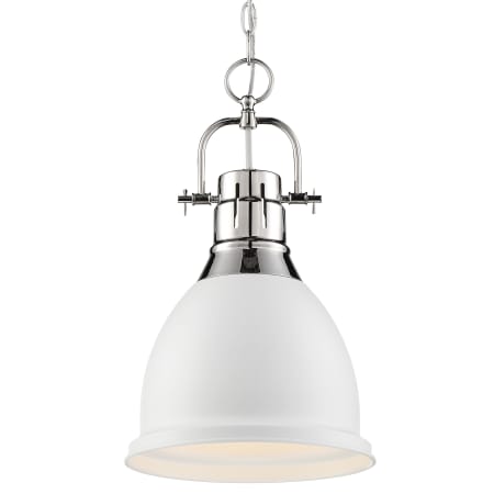 A large image of the Nuvo Lighting 60/6751 Polished Nickel / White