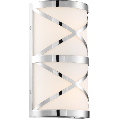 A large image of the Nuvo Lighting 60/6840 Polished Nickel / Satin White