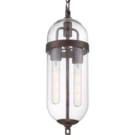 A large image of the Nuvo Lighting 60/6912 Mahogany Bronze / Clear