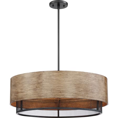 A large image of the Nuvo Lighting 60/6980 Black / Honey Wood