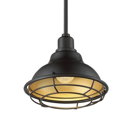 A large image of the Nuvo Lighting 60/7003 Dark Bronze / Gold
