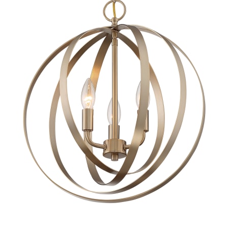 A large image of the Nuvo Lighting 60/7047 Burnished Brass