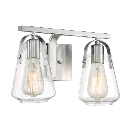 A large image of the Nuvo Lighting 60/7102 Brushed Nickel