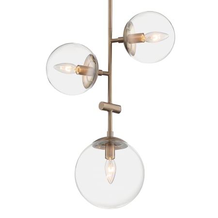 A large image of the Nuvo Lighting 60/7124 Burnished Brass