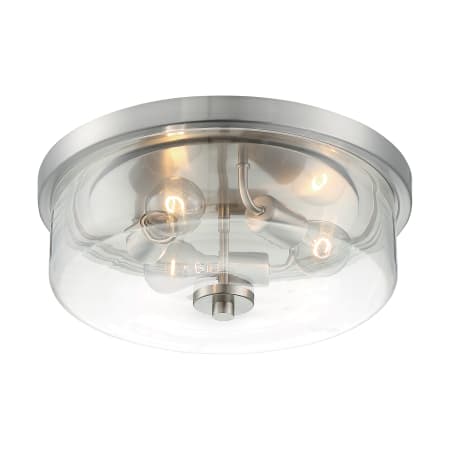 A large image of the Nuvo Lighting 60/7169 Brushed Nickel