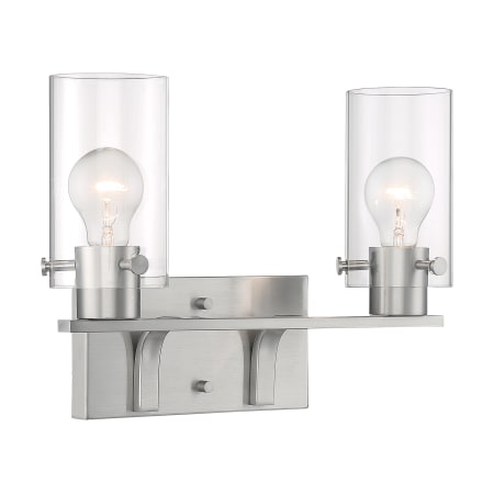 A large image of the Nuvo Lighting 60/7172 Brushed Nickel