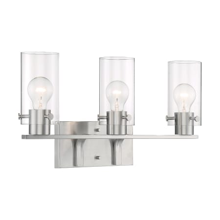 A large image of the Nuvo Lighting 60/7173 Brushed Nickel