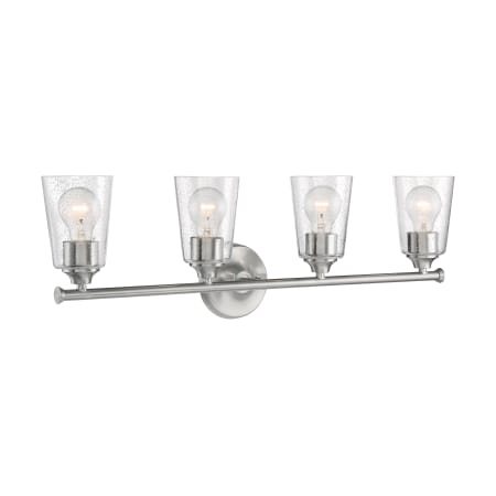A large image of the Nuvo Lighting 60/7184 Brushed Nickel