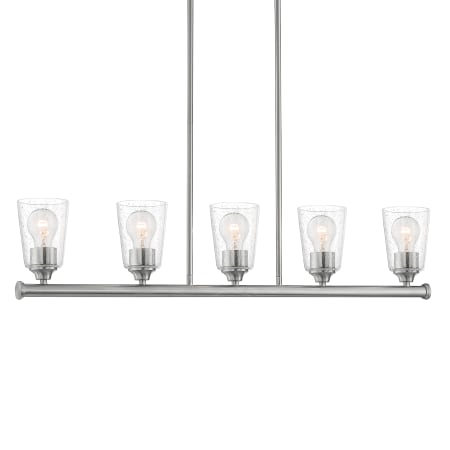 A large image of the Nuvo Lighting 60/7186 Brushed Nickel