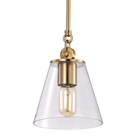 A large image of the Nuvo Lighting 60/7408 Vintage Brass