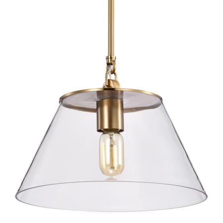 A large image of the Nuvo Lighting 60/7411 Vintage Brass