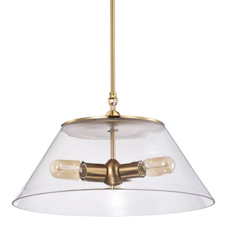 A large image of the Nuvo Lighting 60/7414 Vintage Brass