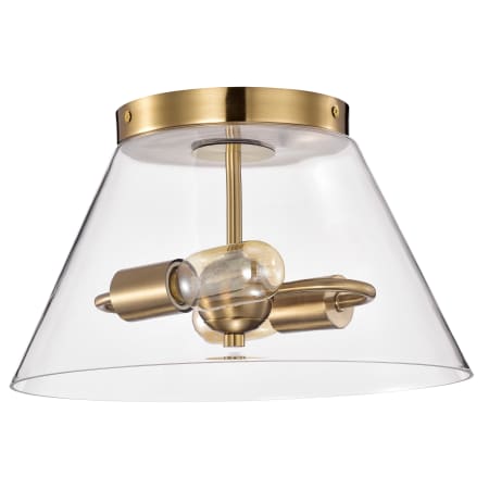 A large image of the Nuvo Lighting 60/7417 Vintage Brass